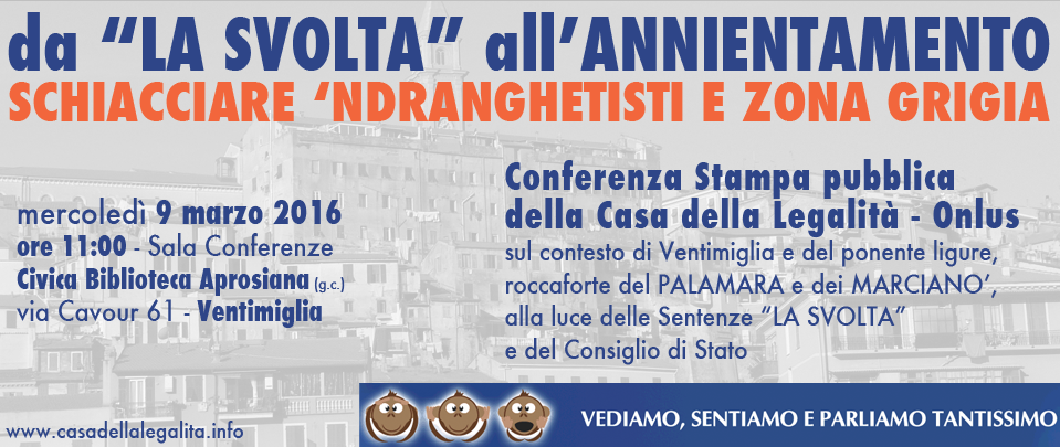 Conferenza Stampa Ventimiglia 09032016